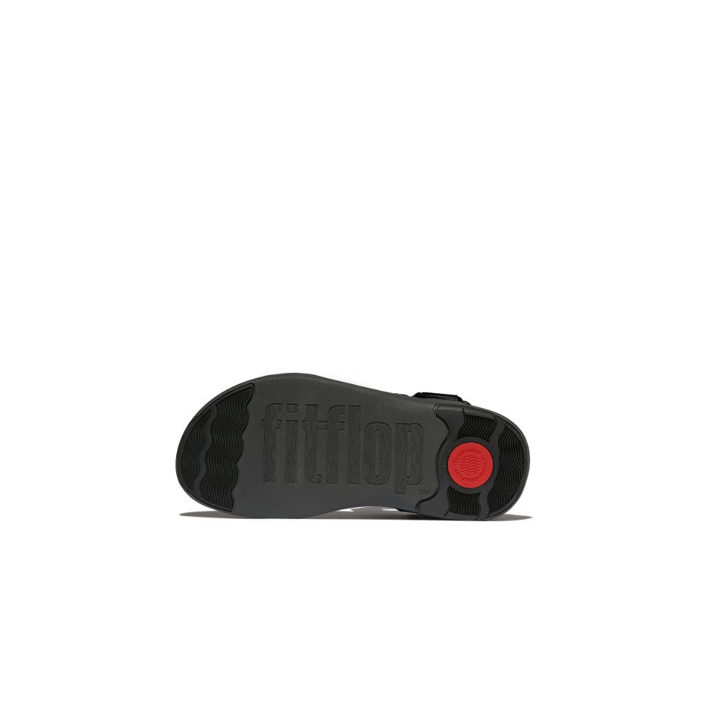 F-MODE GO MENS ADJ. WEBBING BACK-STRAP SANDALS