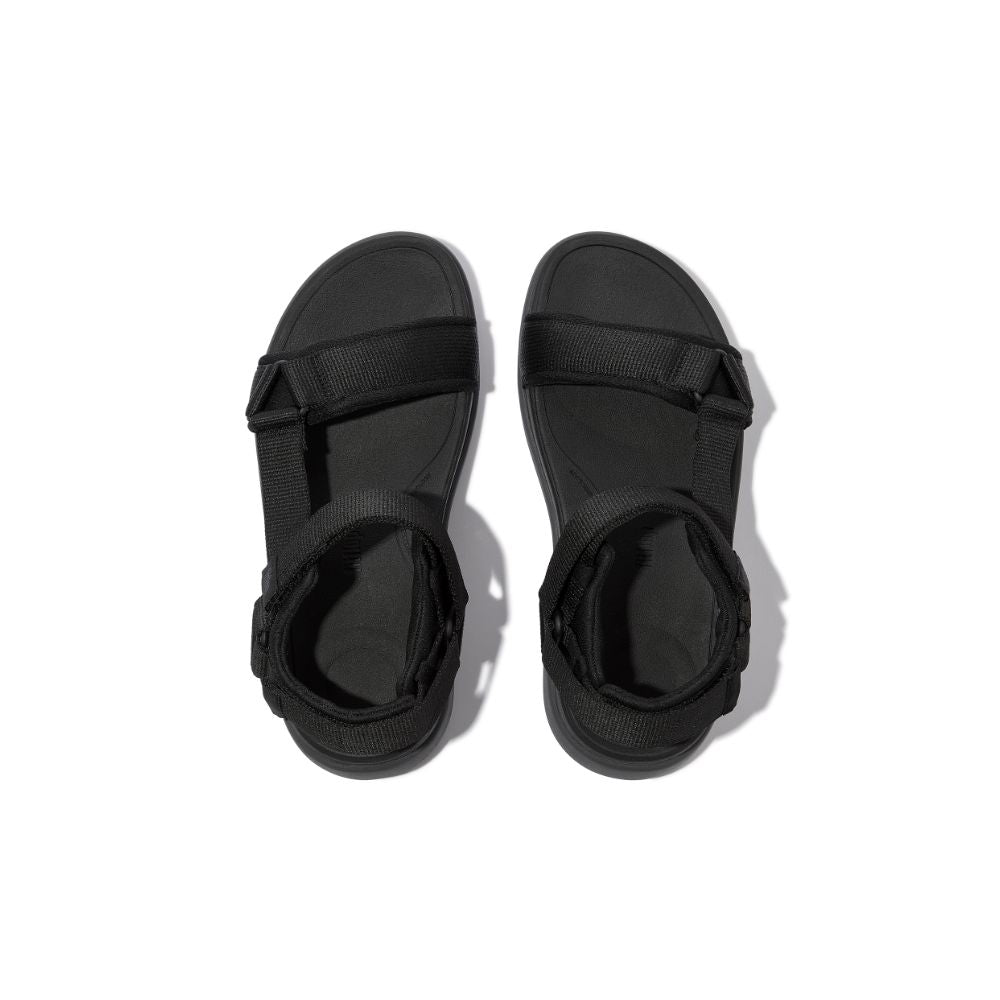 F-MODE GO MENS ADJ. WEBBING BACK-STRAP SANDALS