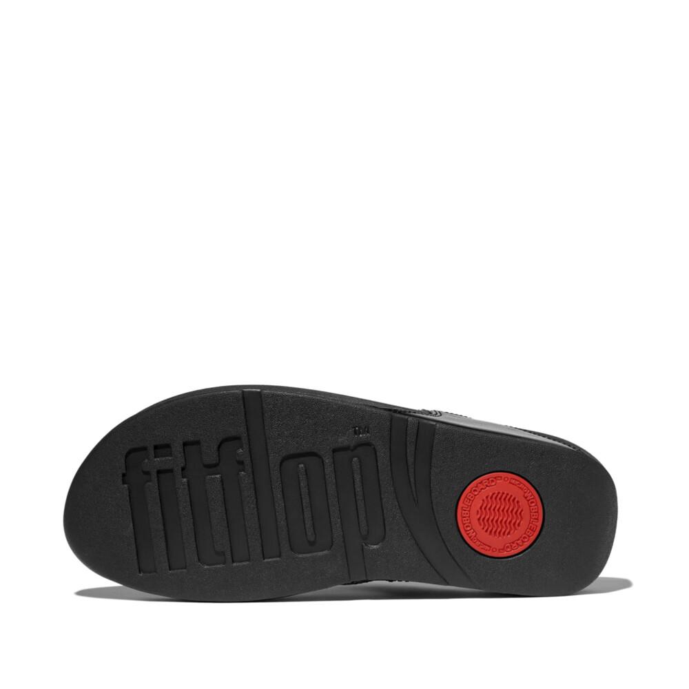 LULU CRYSTAL-MIX TOE-POST SANDALS