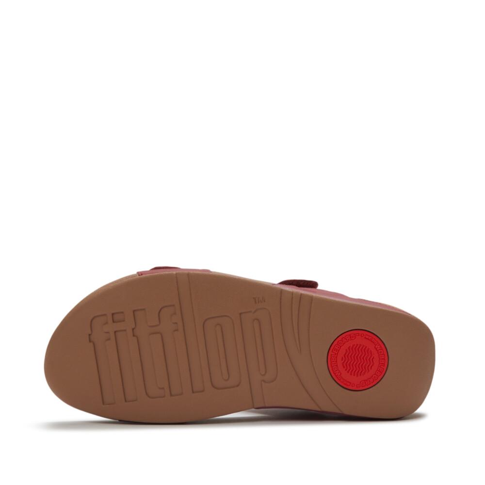 LULU ADJUSTABLE LEATHER BACK-STRAP SANDALS