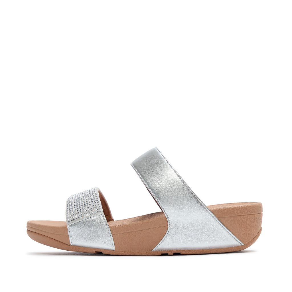LULU CRYSTAL EMBELLISHED SLIDES