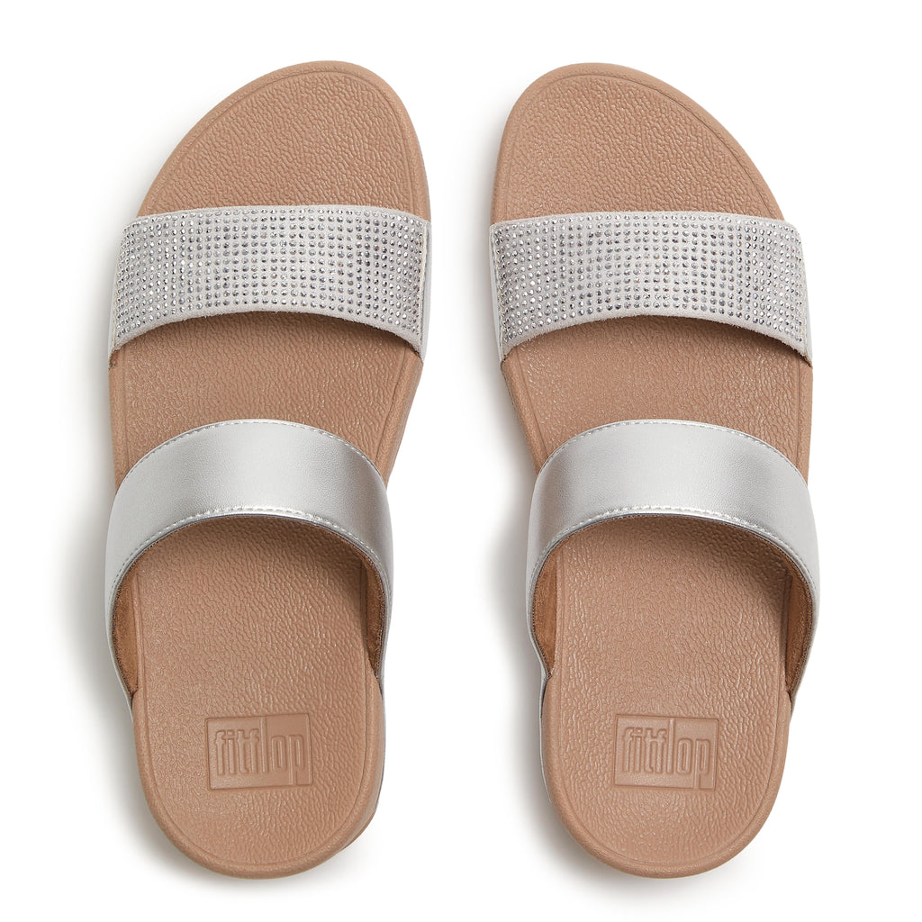LULU CRYSTAL EMBELLISHED SLIDES
