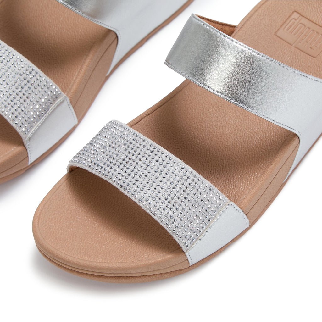 LULU CRYSTAL EMBELLISHED SLIDES