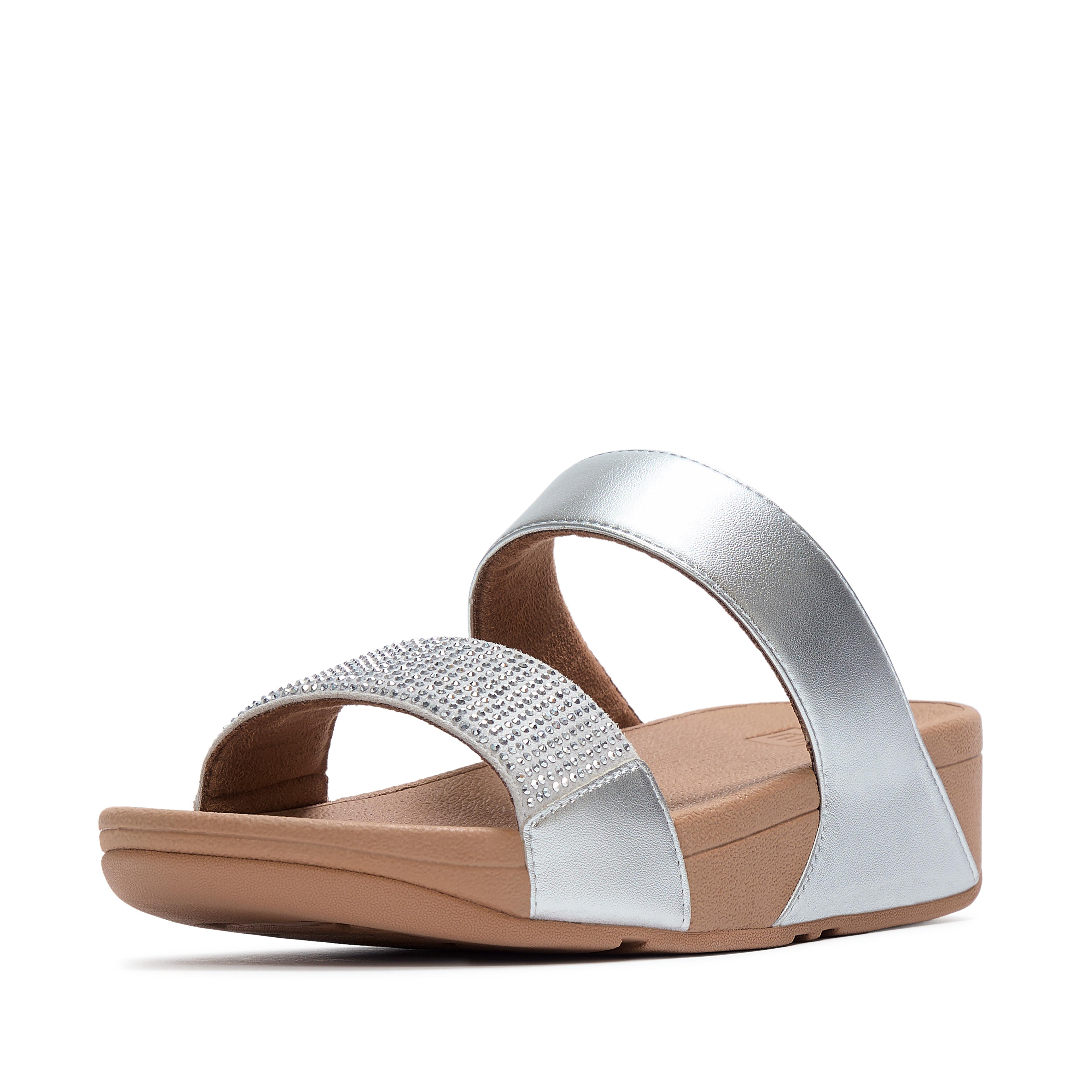LULU CRYSTAL EMBELLISHED SLIDES