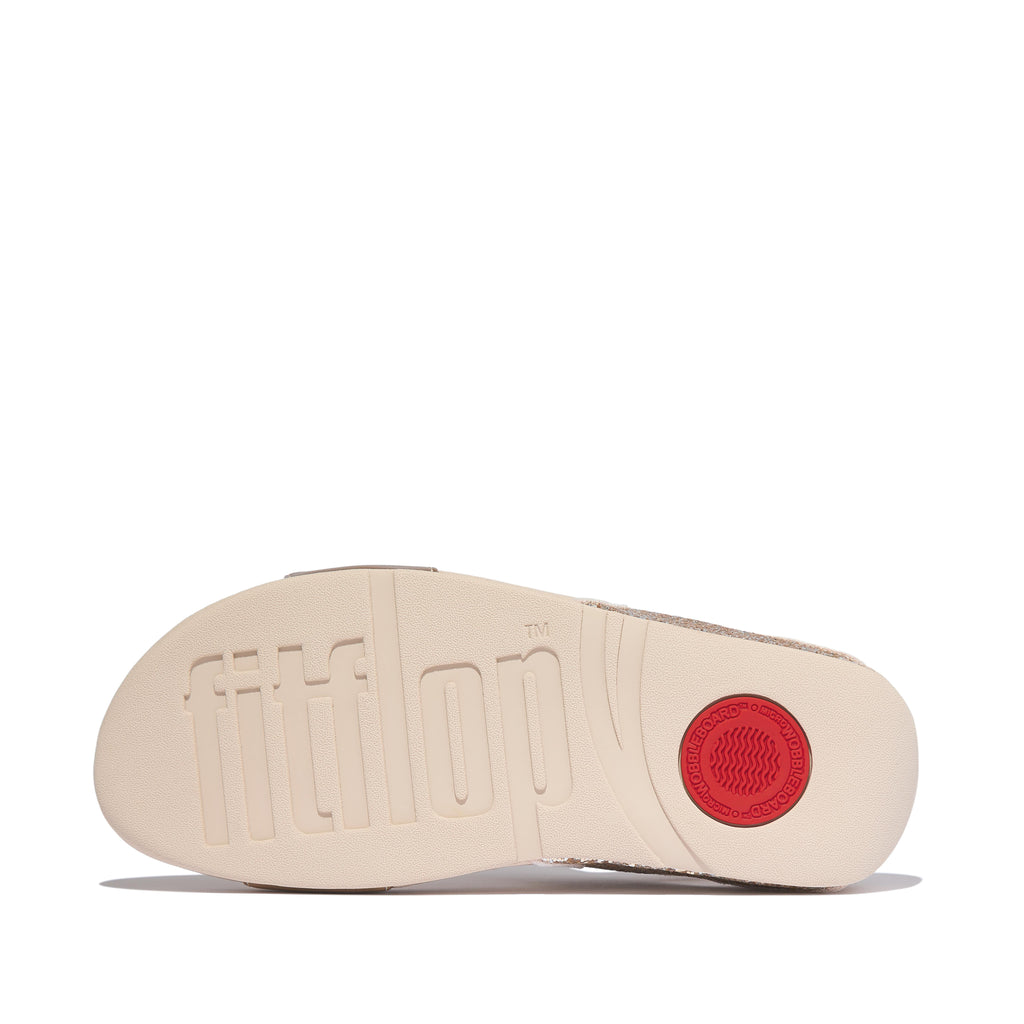 LULU MULTI-TONAL GLITTER SLIDES