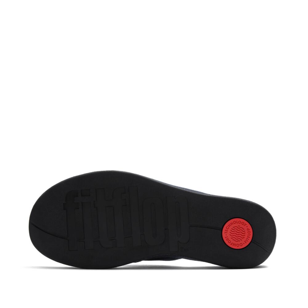 PLATFFORMS DENIM WEDGE TOE-POST SANDALS
