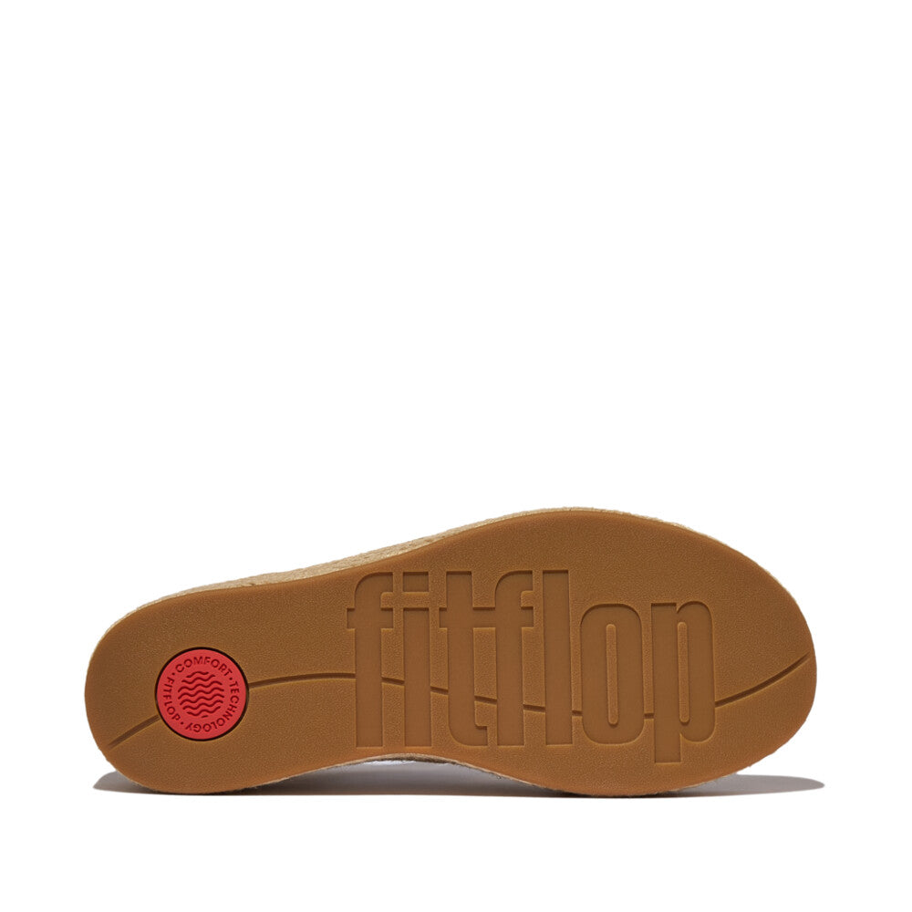 PLATFFORMS ESPADR. LEATHER FISHERMAN WEDGE SANDALS