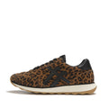 RETRO-Q FF SUEDE LEOPARD TRAINERS