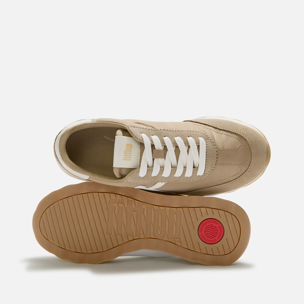 RETRO-Q FF FABRIC/SUEDE SNEAKERS