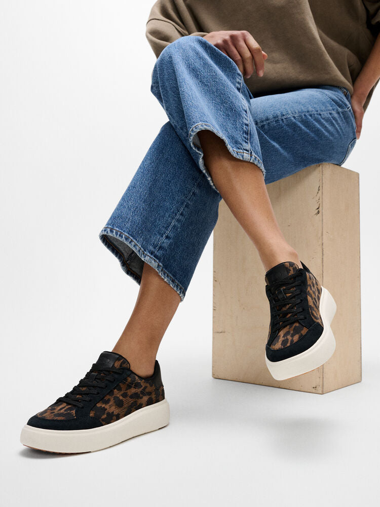 RTG LEOPARD SUEDE SNEAKERS