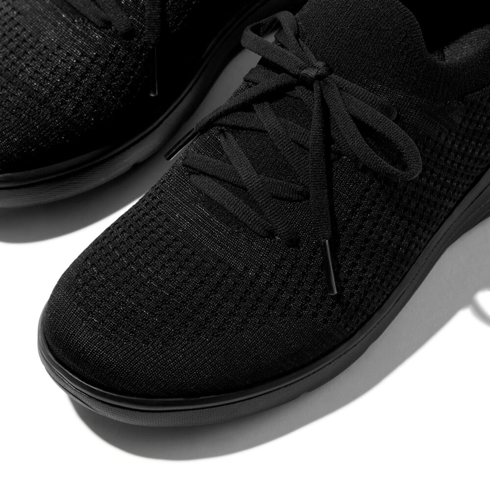 SUPER-Q KNIT SLIP-ON LACED SNEAKERS