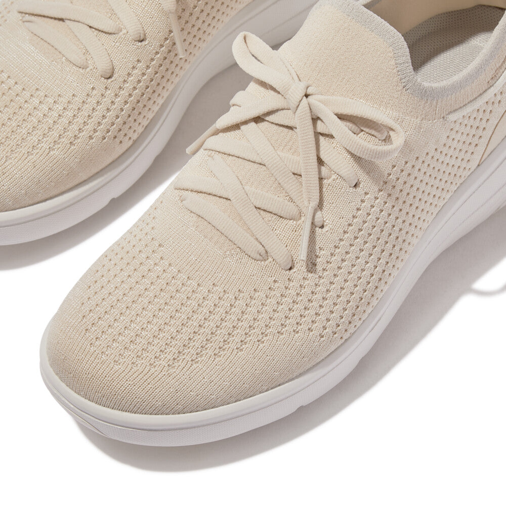 SUPER-Q KNIT SLIP-ON LACED SNEAKERS