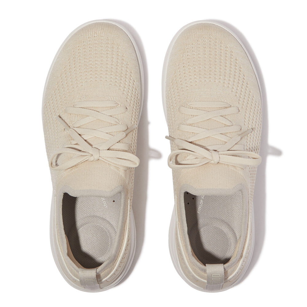 SUPER-Q KNIT SLIP-ON LACED SNEAKERS