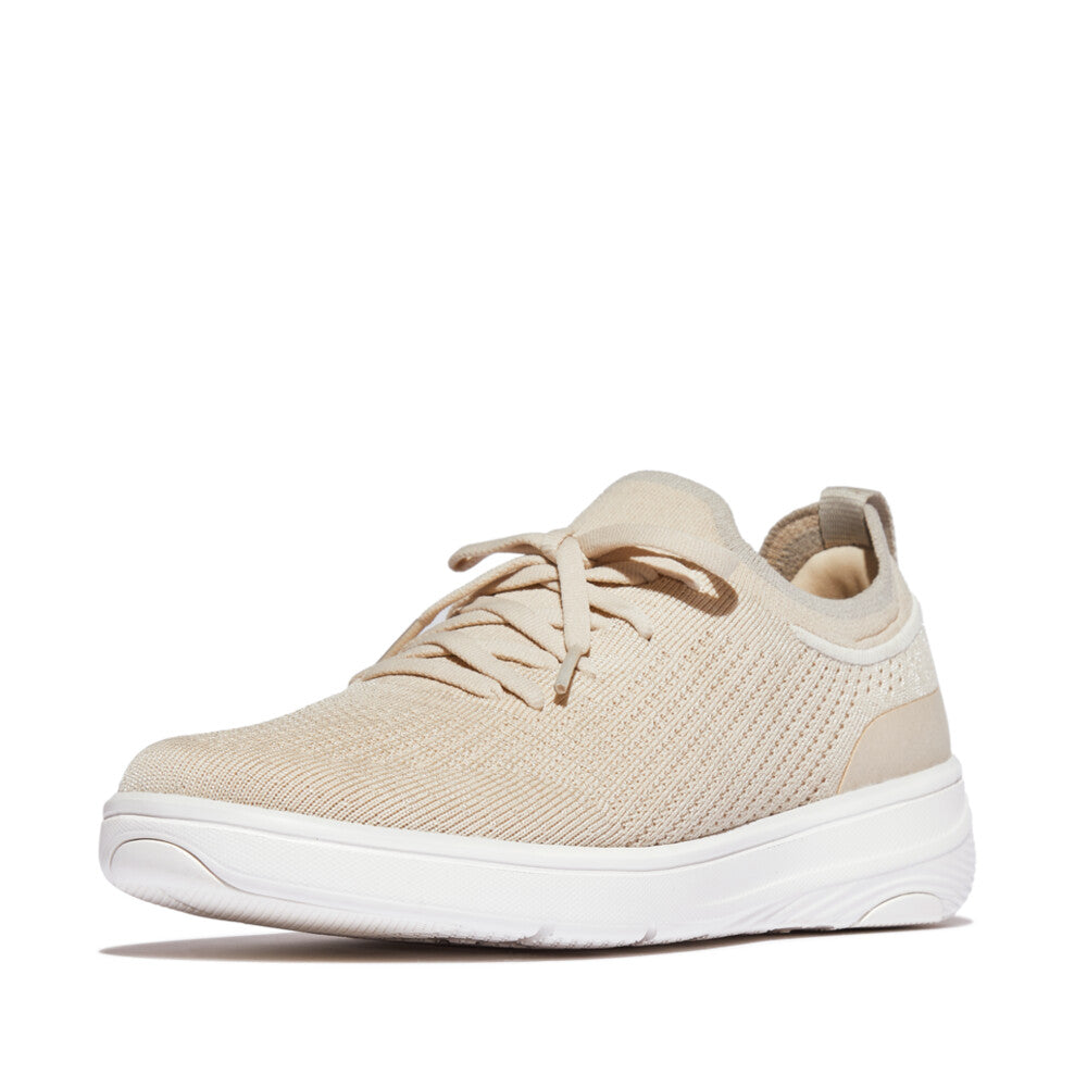 SUPER-Q KNIT SLIP-ON LACED SNEAKERS