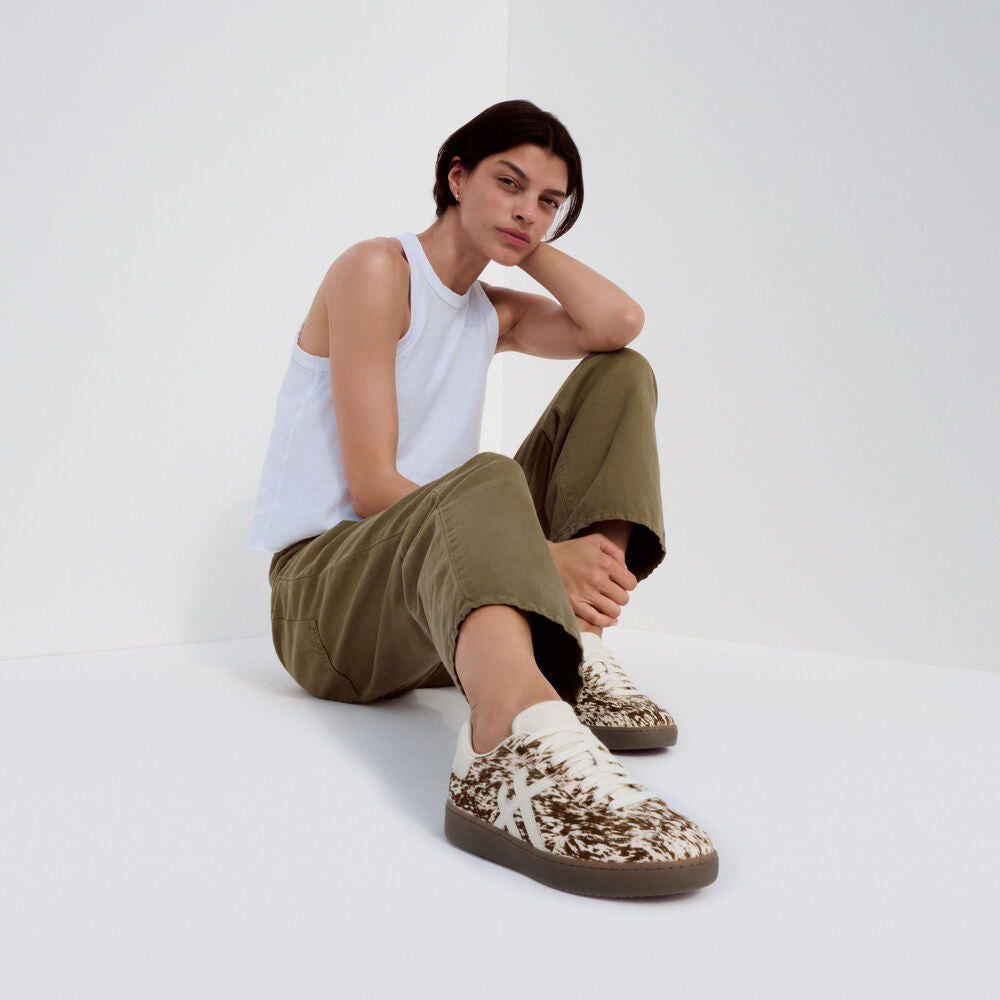 THE DASH FF PONY COW T-TOE TRAINERS