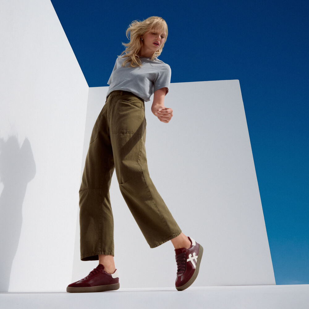 THE DASH T-TOE LEATHER SNEAKERS